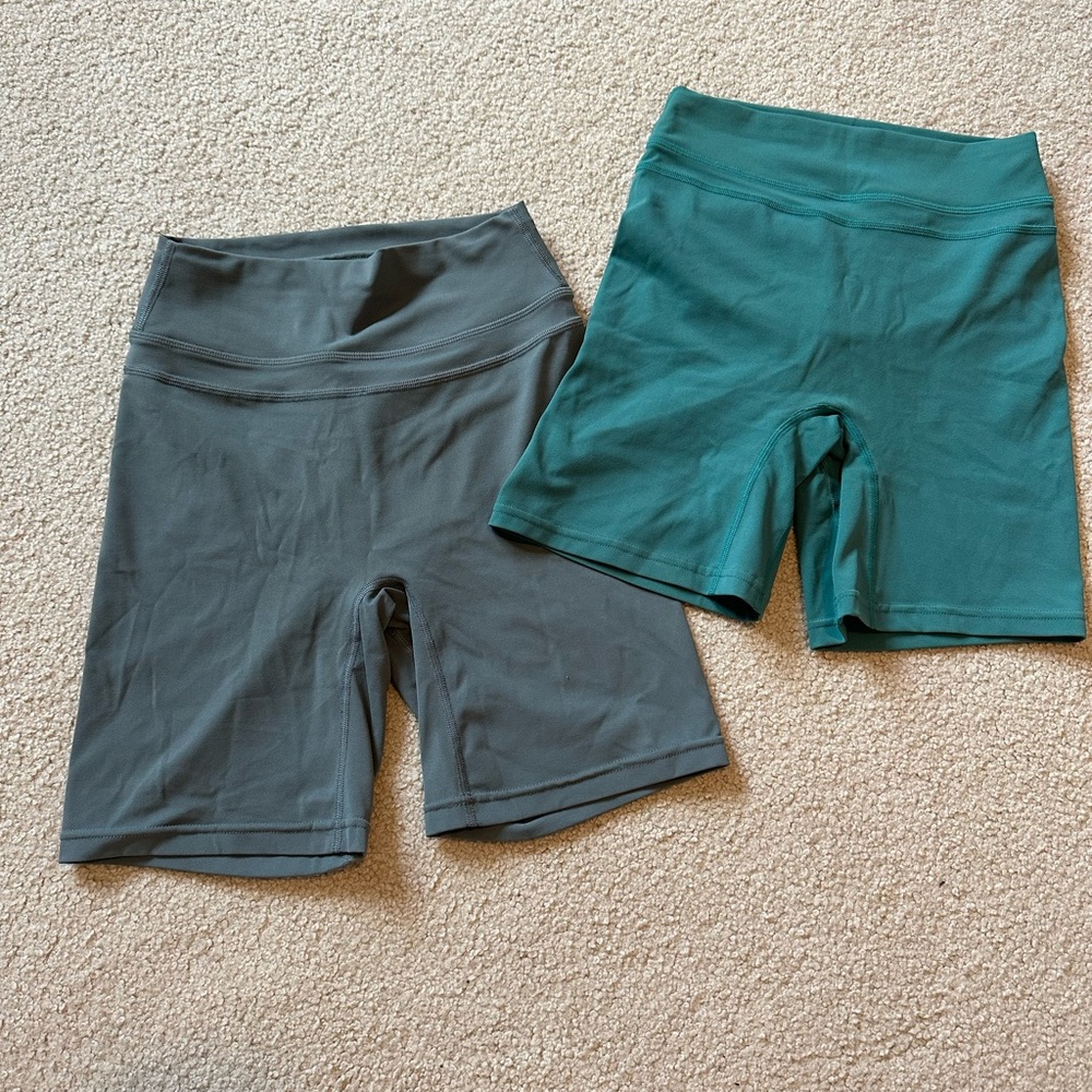 Tom Tiger Yoga Gym Biker Shorts Lot of 2 - Both Size XS TomTiger